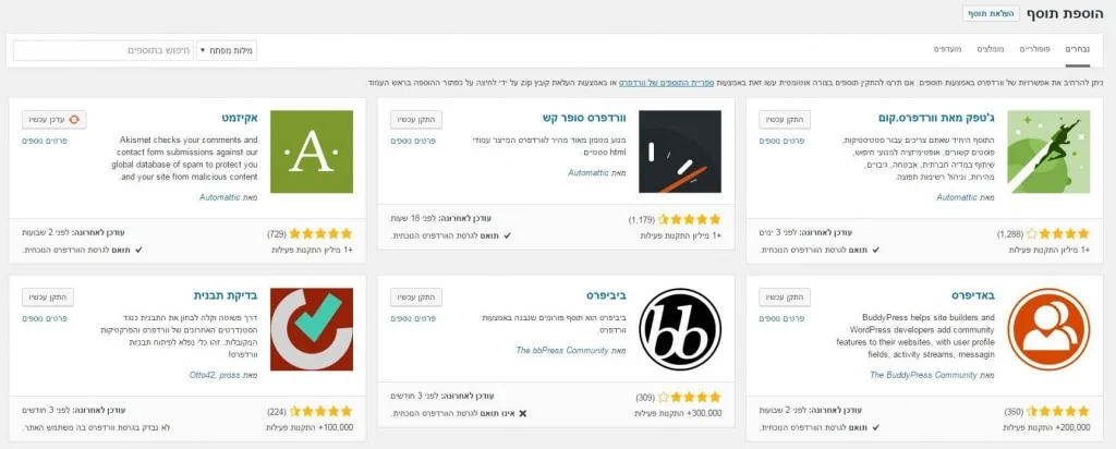 בניית אתרים בוורדפרס לעסקים